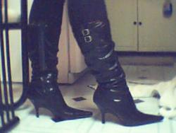 MY boots -  my black boots