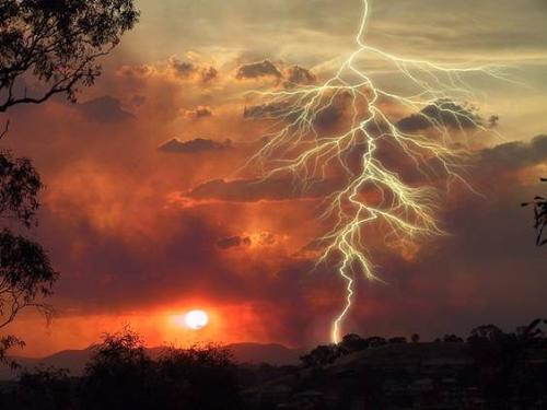 Lightning - The power of nature manifested in a thunder and lightning storm. Lightning - The power of nature manifested in a thunder and lightning storm.