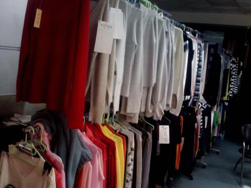 clothing factory - I once visited a clothing factory. And all their clothes were exported to overseas before 2008, when the crisis came they have to target the domestic market in China.