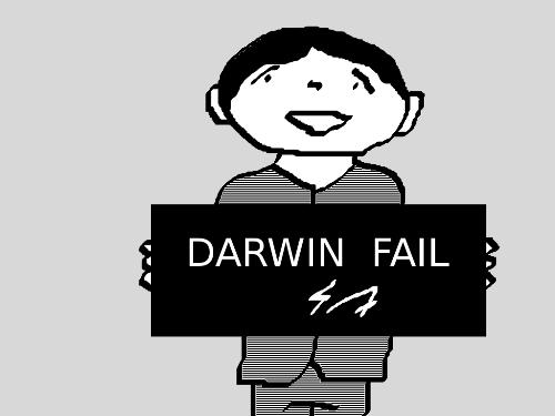 Darwin-Fail - You would not believe how many criminals are at the bottom of the Darwin-fail pool!
