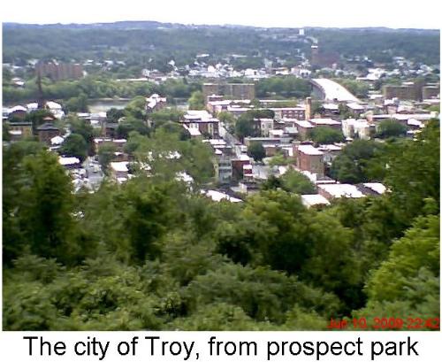 Over looking Troy NY - This is a pic of my city.