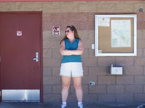 Rest area in the middle of nowhere - Stopping on the Extraterrestrial Highway