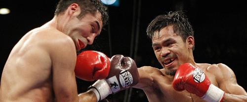 Pacman's Power - Oscar's last fight against Pacman...Pacman wins via KO