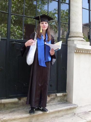 Ex girlfriend - She graduated from high school this year.