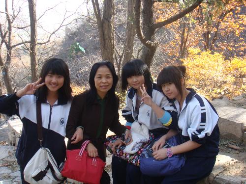 high school life -  we went hiking last autumn