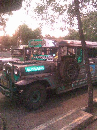Philippine jeepney - the jeepney is the Public utility vehicle
