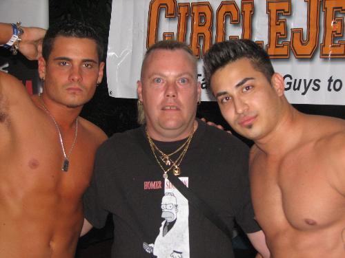 Me in Orlando for Gay Days 2009 - This is a picture of me with some porn stars at Gay Days 2009 in Orlando, Florida. The are so hot.