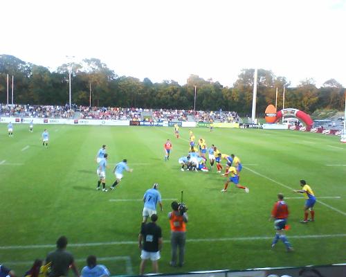 Uruguay - Romania - A picture I took during the 2009 IRB Nations Cup game between Uruguay and Romania.