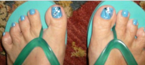 my pedicure - this is my very first pedicure