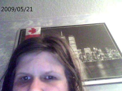 Me From My Eyes Up. LOL  - A funny pic I got with my webcam, the other night.