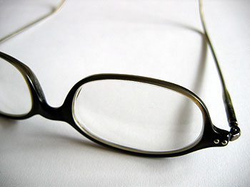 Glasses - Framed Glass upside down