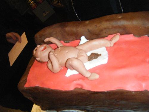 cake - This is a cake that my friend made for a baby shower...soo good