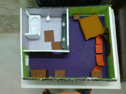 this my room model - this is how my model looked...it took me 3 months to make this model......