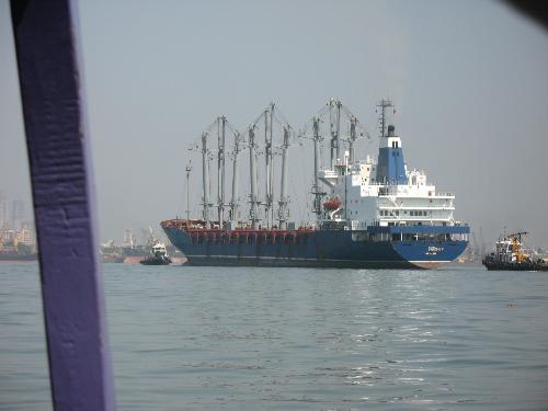 the port - one of the most beautiful port is here in mumbai