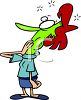 Sick lady - Sometimes illness's come out of know where.