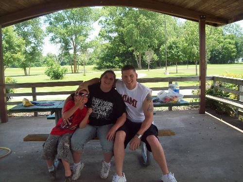 TN....my real brother!!! - Recent trip to TN to meet my brother for the first time. Me, my brother, and my son at the park