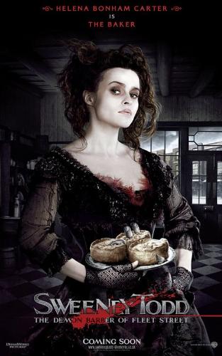 Mrs. Lovett - Helena Bonham Carter plays Mrs. Lovett in Tim Burton's Sweeney Todd the Demon Barber of Fleet Street