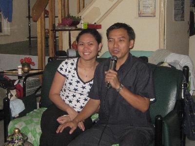 bonding moment - This was taken during our bonding moment our of our very stressful life...