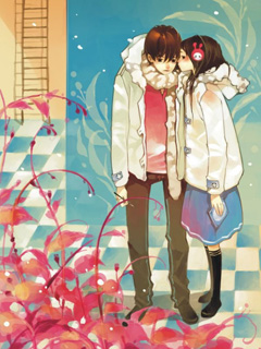 Kiss - The handsome boy and the beautiful girl are kissing?