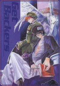 Get Backers - Amano Ginji is a man who can emit lightning from his body. Midou Ban is a man who has a 200kg (about 400 lbs) grip and posesses a mysterious 'Jagan Eye'. Together, these two make up the 'Get Backers', a team of retrivel agents who get anything back with a 100% recover rate.  They promise to get back anything from stuffed bunnies to past memories. With their lives on the line for the item they are reprosessing, they face off with dangerous gangs, lethal protectors, and vicious transporters who have been hired to prevent them from interfering with the job. But with their determination, they will complete their job! They are the invincible Get Backers!