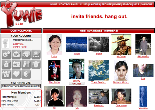 Yuwie - The socializing site that claims to pay its members.