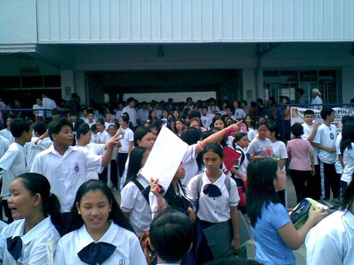 high school students - high school students in the Philippines