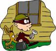 burglar - I hate burglars who steal and damage the house. They are such nuisances.