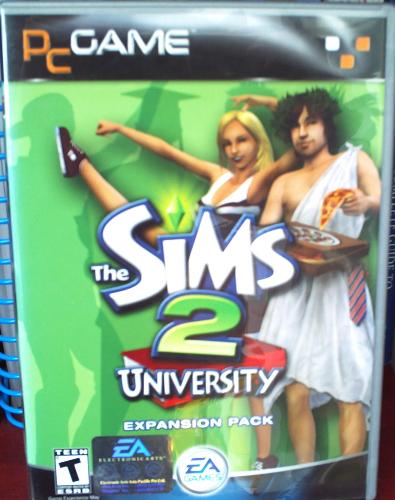Sims2 University - The cover of Sims2