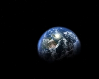 The Planet Earth - A image taken from a screensaver that I have in my computer.