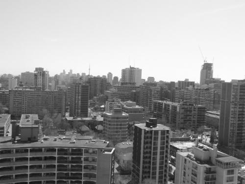 toront.. - view of toronto from the 22nd floor of my old apartment.