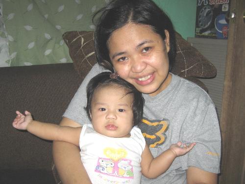 Mother and Son - This is a picture of my baby boy.