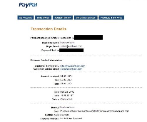 Incentria payments - it is one of my Incentria payments