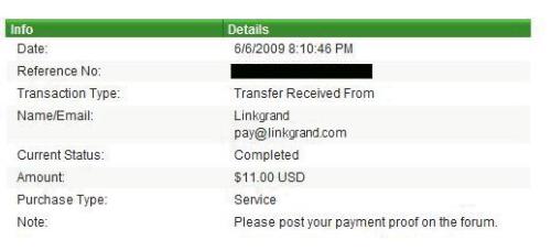 linkgrand payments - it is one of my linkgrand payments
