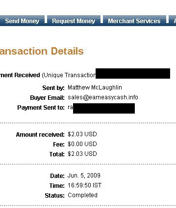 earneasycash payments - it is one of my earneasycash payments