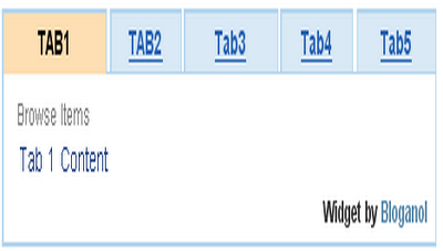 sample tab - it shows 5 tabs