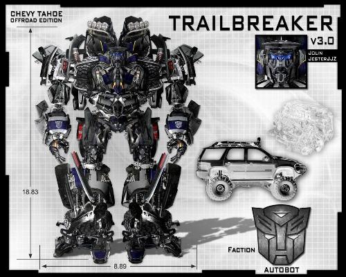 Transformer 2 - Trailbreaker member of autobots