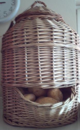 My potato basket!!! - My lovely potato basket :)