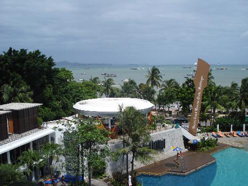 Pattaya, Thailand - View from the hotel at Pattaya, Thailand