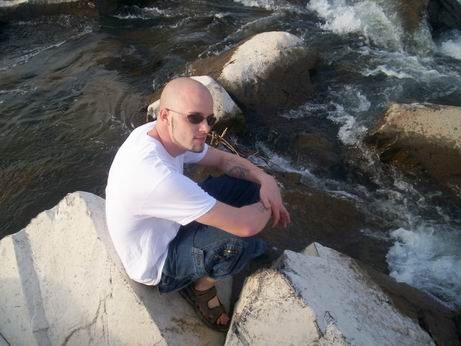 Rob on the Rocks - This is me at Great Falls, Va.