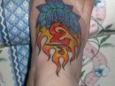 OM and Blue Lotus Tattoo - I had this tattoo done after the birth of our son. Gorgeous work! I love my artist.
