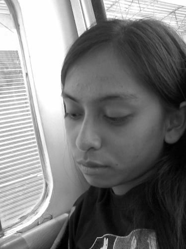 when depression creeps in.. - A photo of a lady having a depression.