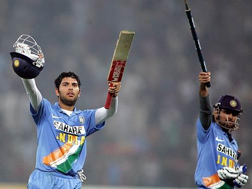 master blaster of new indian cricket team - The 2 new but great players of indian cricket team.