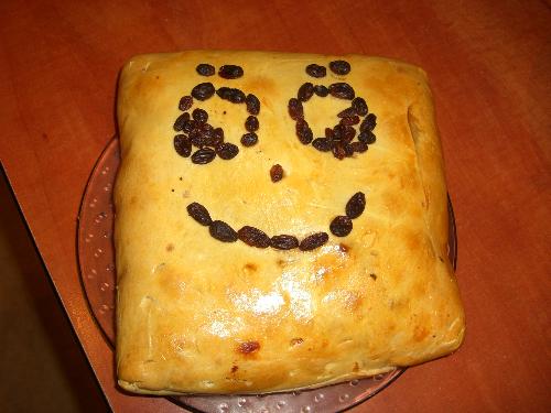 Funy Smily Cake  - That funny cake i made year ago in summer. Weird idea but i like it :D it's very positive, ain't ya? :)