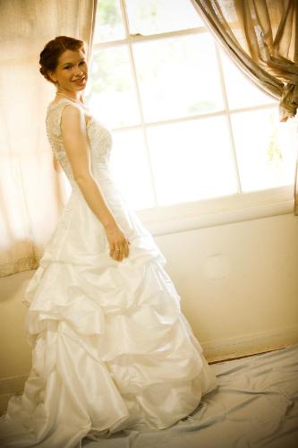Wedding - Girl in a wedding dress.