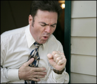Coughing - A person coughing