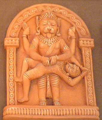 Narasimha - One of the ten avatars of God Vishnu.