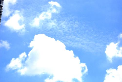 clouds - sunny day