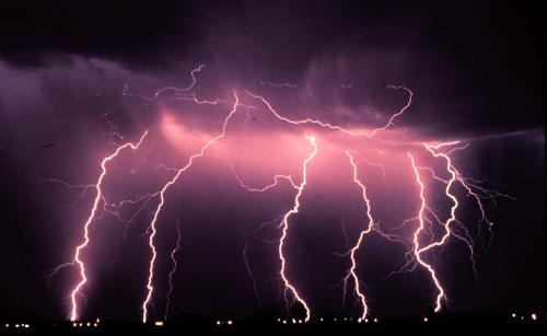 Heavy lightning - And this is the heavy lightning.. You may not seen this kind of lightning before... see this you may be wondered...