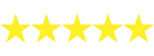 rating - Giving a five star rating.