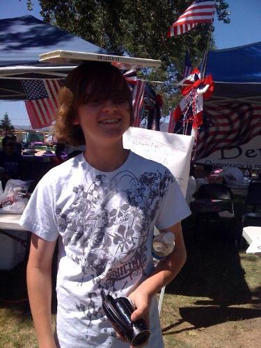 The boys and I participated in the Fernley Relay f - The boys and I participated in the Fernley Relay for Life today